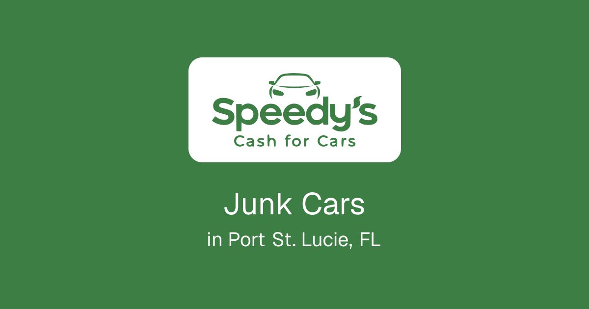 Junk Cars in Port St. Lucie, FL